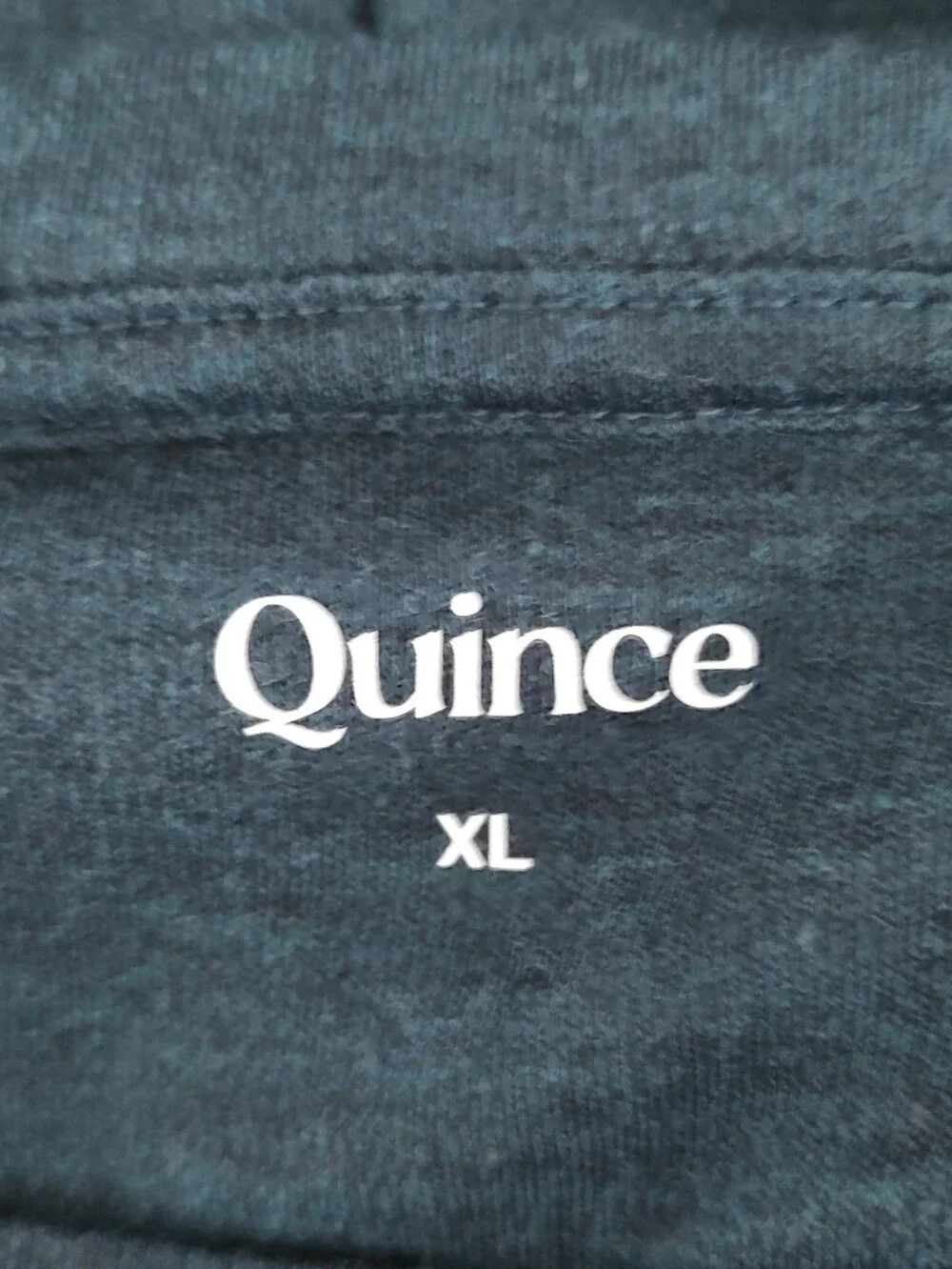 Quince Men's Merino Wool Long Sleeve Base Layer Tee XL T-Shirt Teal Green
